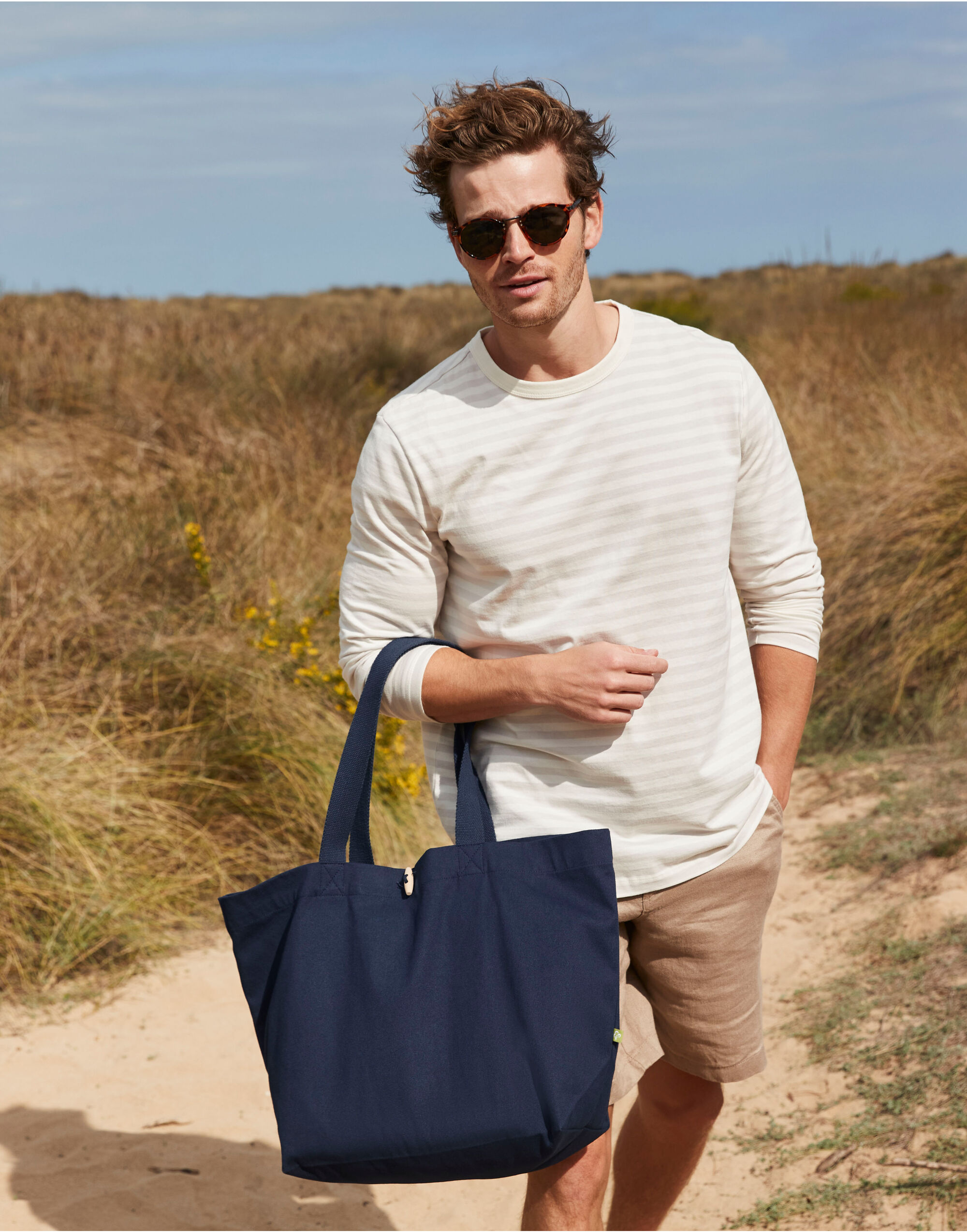 Personalised Organic Marina Tote Bag | Custom Printed