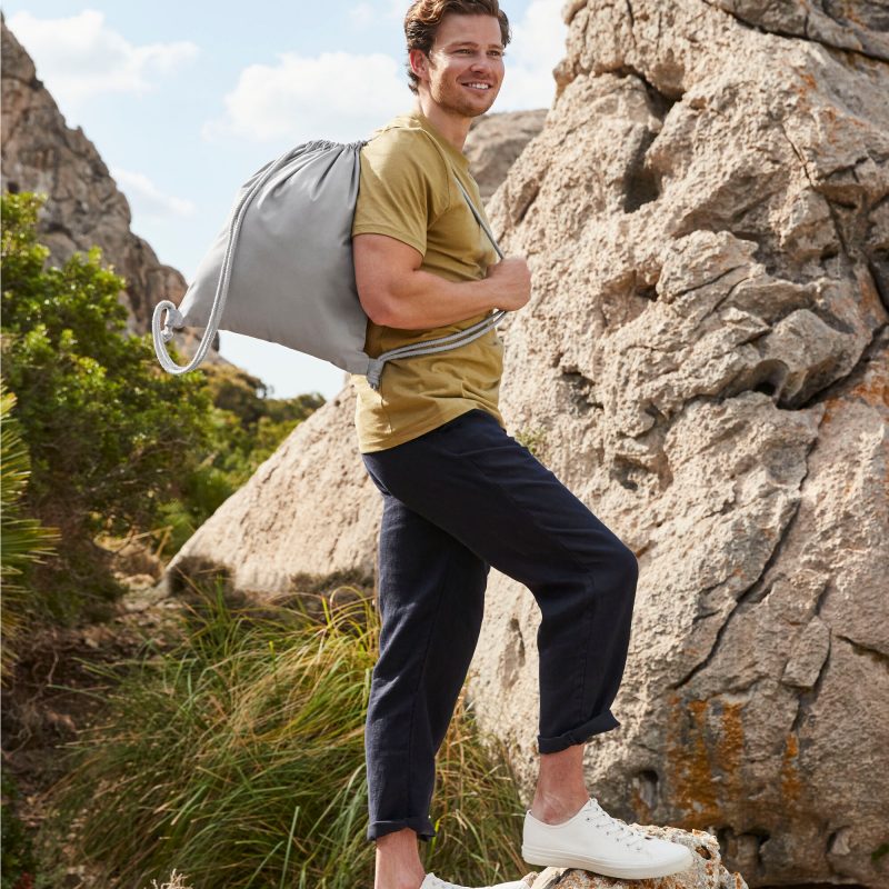 Personalised Organic Gymsac | Custom Printed Drawstring