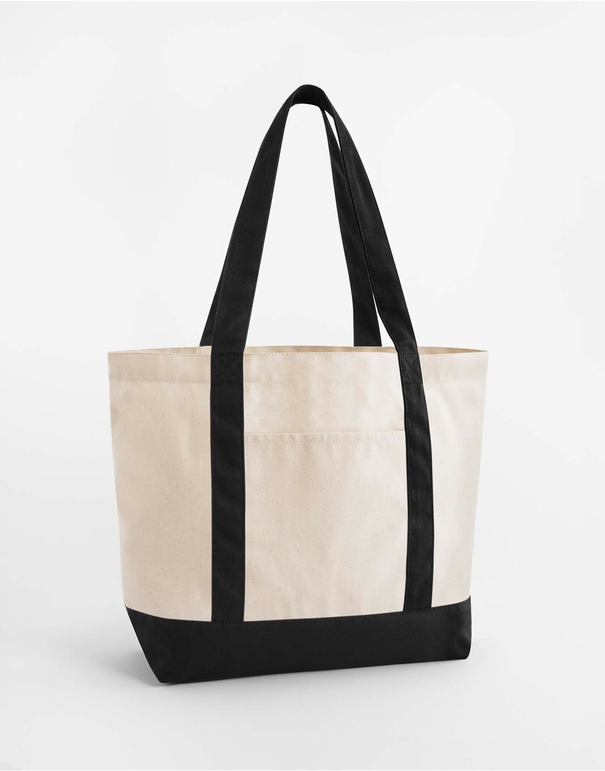 Personalised Organic Varsity Shopper Bag | Custom Printed - Image 3