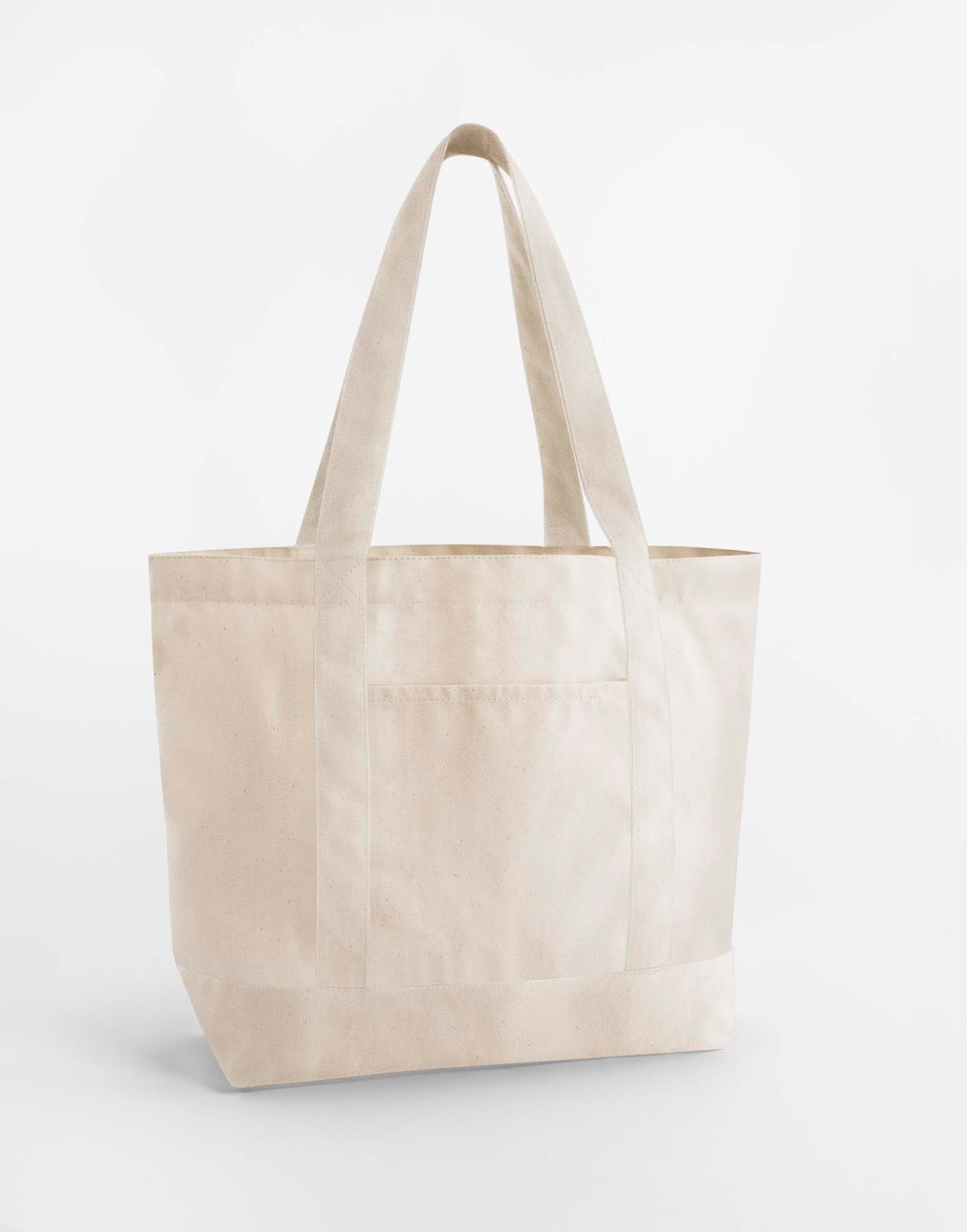 Personalised Organic Varsity Shopper Bag | Custom Printed - Image 2