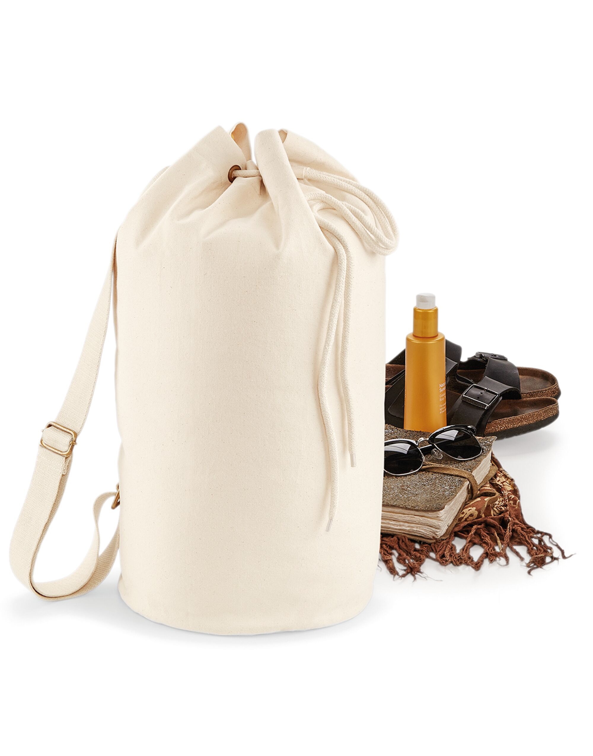 Personalised Organic Sea Bag | Large Custom Printed Holdall - Image 4